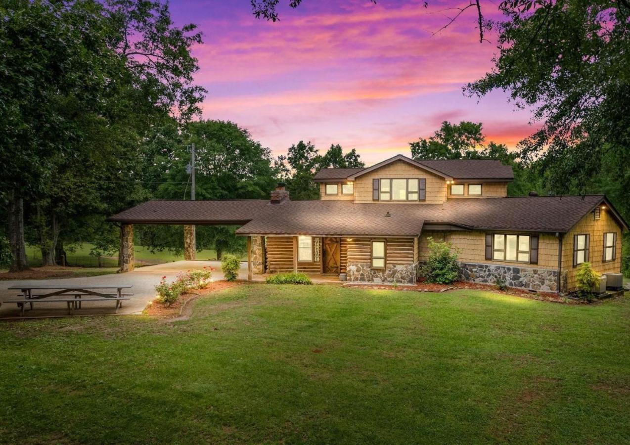 Refuge Ranch Retreat Log Cabin Lake 53+ Acres โลคัสท์โกรฟ ภายนอก รูปภาพ
